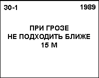 При грозе не подходить!