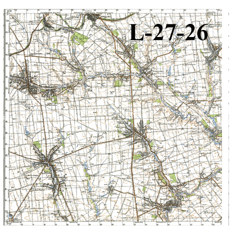 Обрезка листов карты