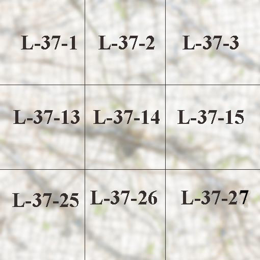 Схема подбора листов для карты командира Подбор листов карты