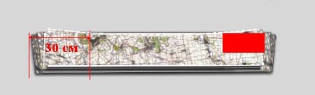 Спрячем остаток внутрь Складывание карты