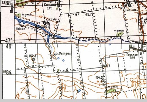 Совмещение листов карты Метки на листах карты